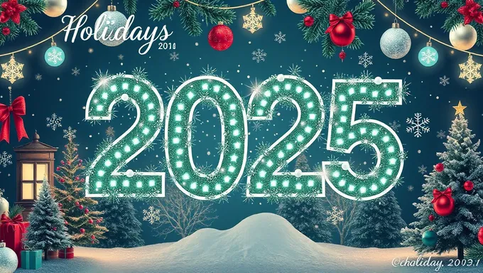 Important Holiday Dates for 2025 Calendar