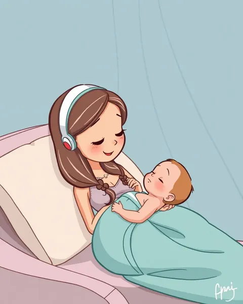 Inclusive Cartoon Breastfeeding Images for a More Diverse Society