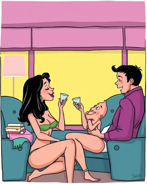 Incorporating Sexual Cartoon Photos into Artistic Creations