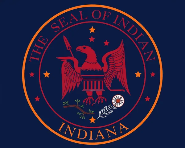 Indiana Seal of Indiana PNG Image Found