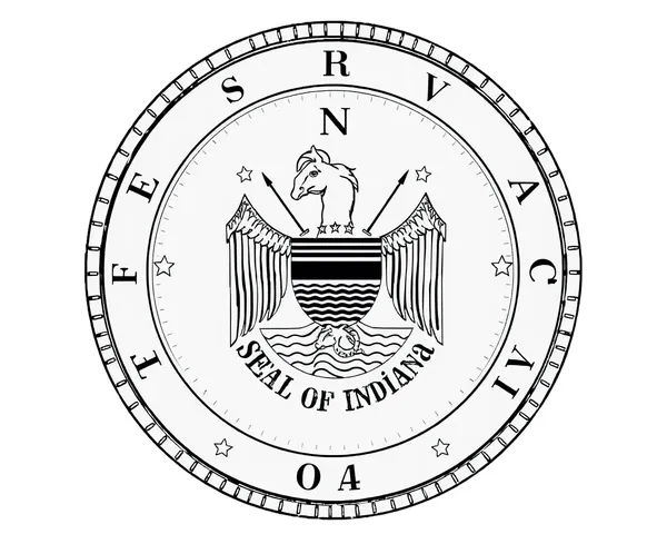 Indiana Seal of Indiana State Government PNG