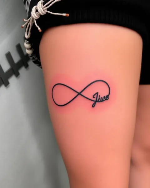 Infinity Name Tattoo Designs and Meanings