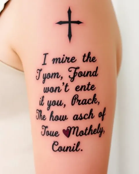 Inspirational Son Quotes Tattoos for Mothers to Cherish