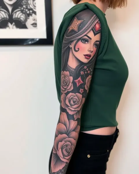 Inspirational Tattoo Ideas for a Girl's Sleeve