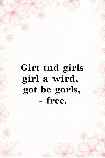 Inspiring quotes for girls with one powerful word