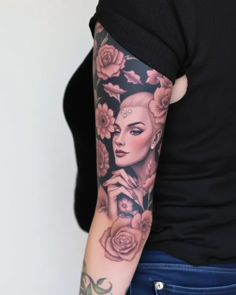 Intricate Women's Tattoo Sleeve Ideas for Art Lovers