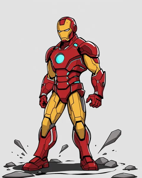 Iron Man Cartoon Pictures in HD Quality