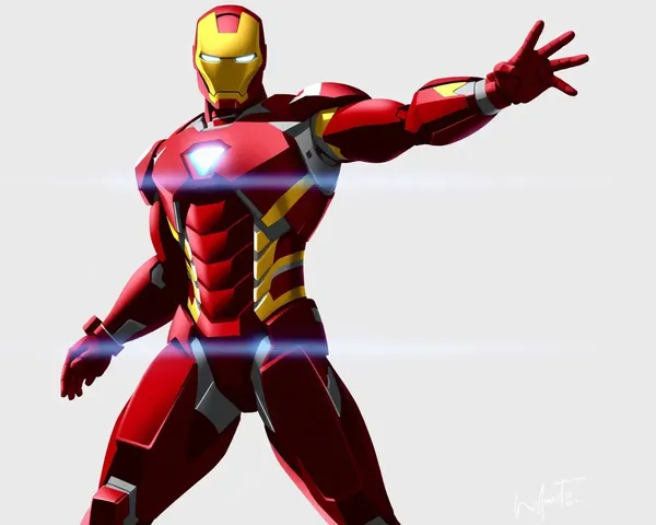 Iron Man PNG File Extension