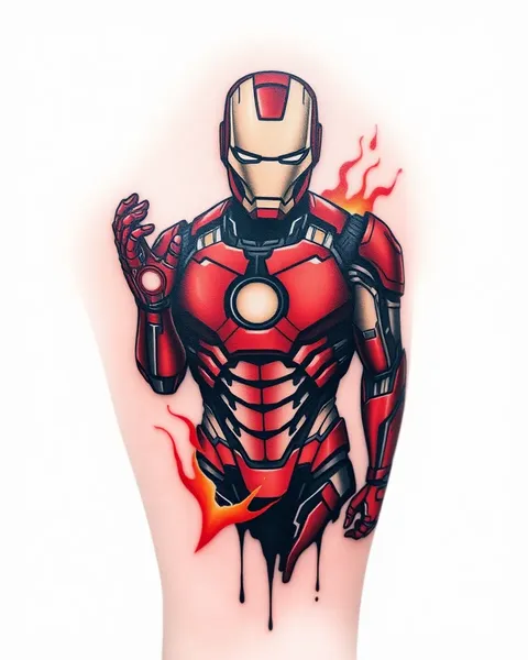 Ironman Tattoo: A Symbol of Strength and Power