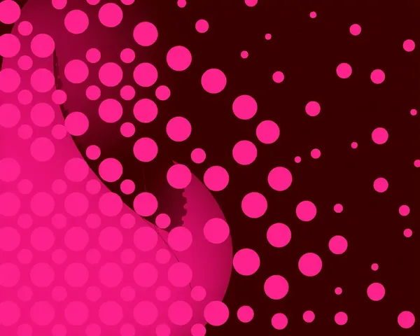 Irregular Pink Dots PNG: Unusual Image Pattern Emerges