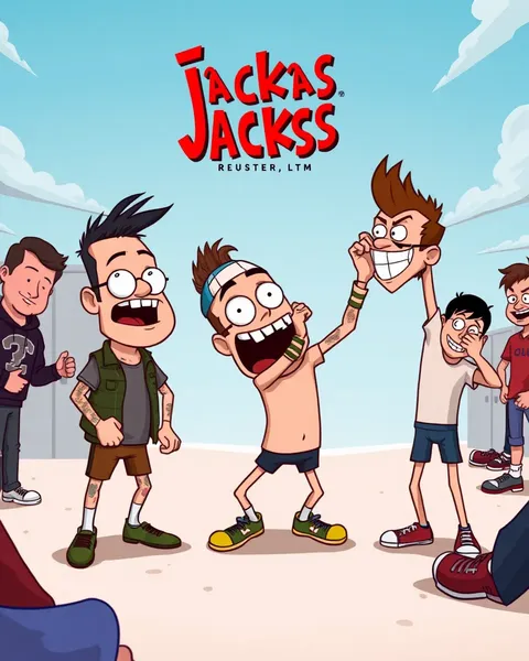 Jackass Cartoon Images with Funny Scenes