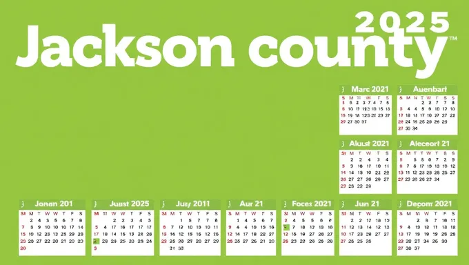 Jackson County 2025-25 Calendar Provides Planning Tool