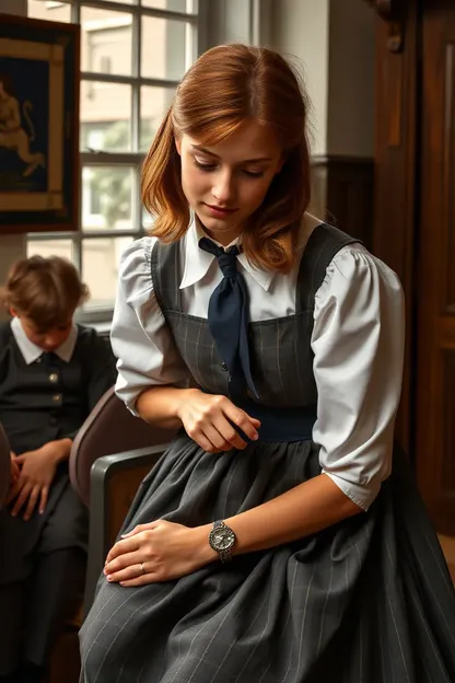 Jane's Spanking at Girls Boarding School for Misconduct