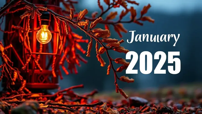 January 2025 Calender Features Important Dates Ahead