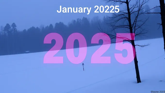 January 2025 Calender Released for Public View