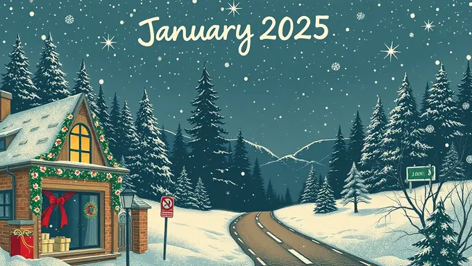 January 2025 Holiday Break for New Year's Celebrations