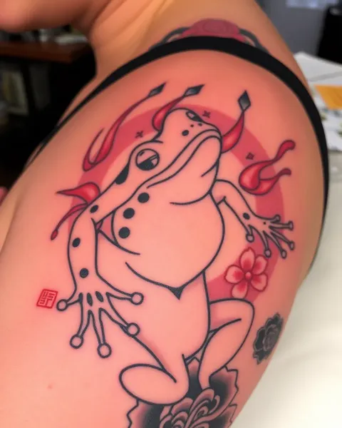 Japanese Frog Tattoo Ideas for Upper Body and Lower