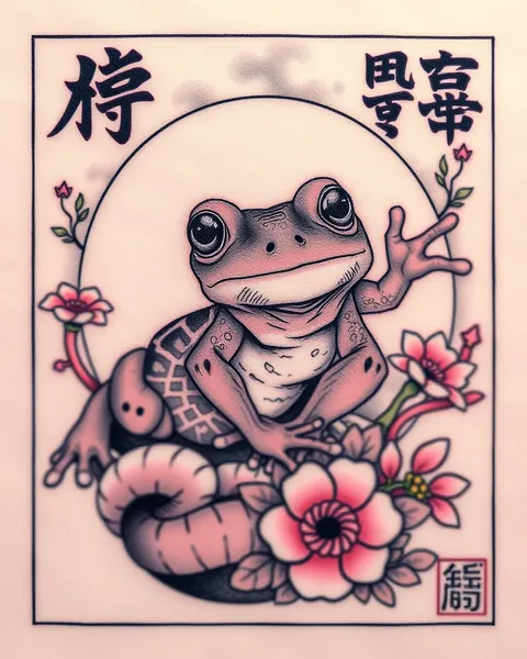 Japanese Frog Tattoo Symbolism and Cultural Significance