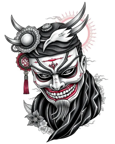 Japanese Mask Tattoo: Cultural Heritage