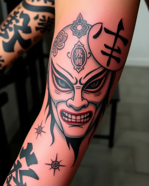 Japanese Mask Tattoo: Cultural Significance Explained