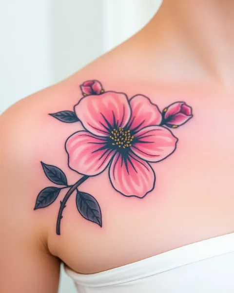 Japanese Sakura Flower Tattoo Designs with Deep Meaning