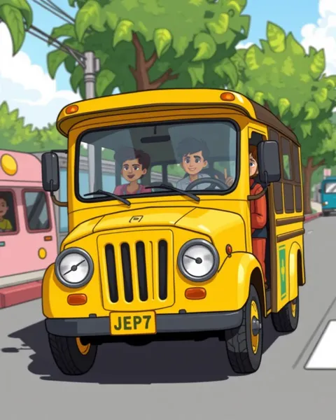 Jeepney Cartoon Images Are a Delight to Behold