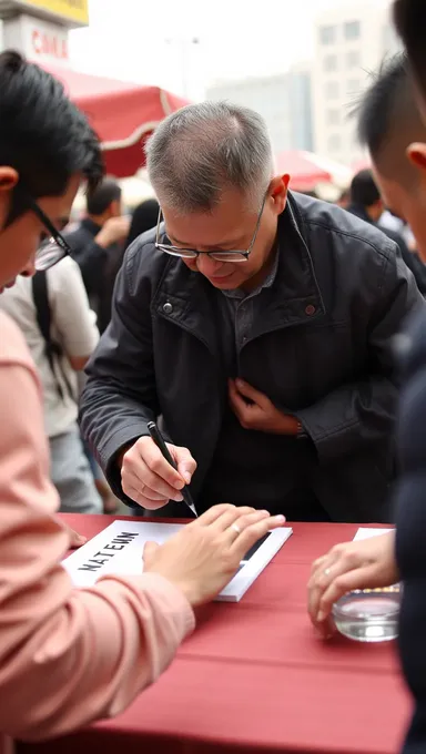 Jensen Huang Signing Boobs on Camera