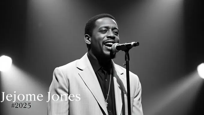 Jerome Jones 2025 Singer Upcoming Projects