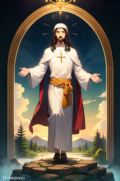 Jesus Animated Images: Jesus Appears in Animated Image Archive