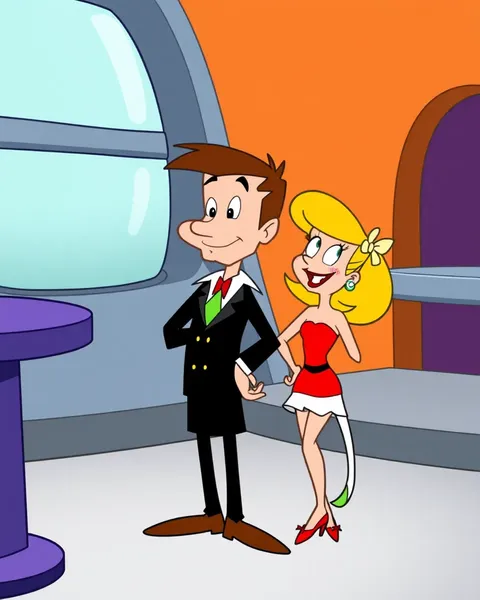 Jetsons Cartoon Images of Space Age Family