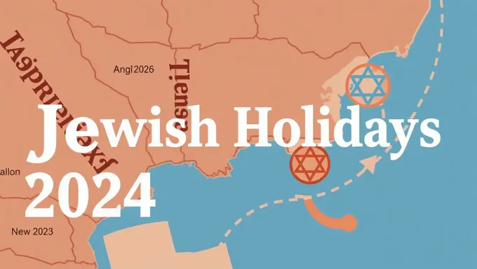 Jewish Holidays 2024-2025 Schedule in PDF Format