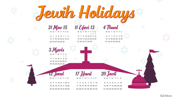 Jewish Holidays 2025 Calendar Overview