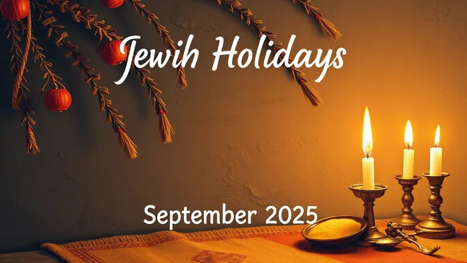 Jewish Holidays in September 2025 Meaning and Significance