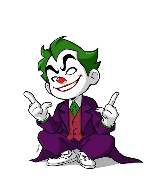 Joker's Cartoon Images Revealed