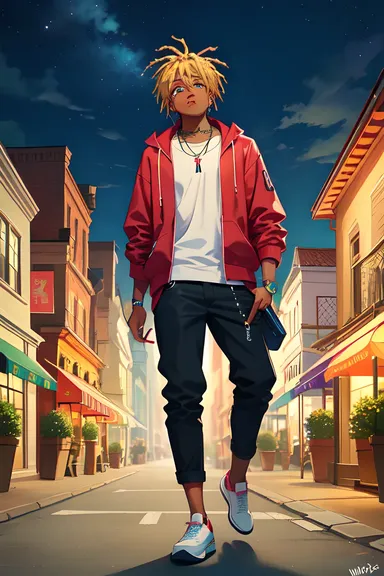 Juice Wrld Animated Pictures Highlight His Style