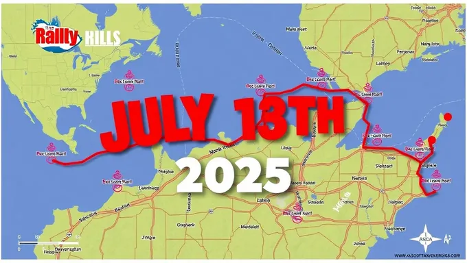 July 13th 2025 Rally Map Information