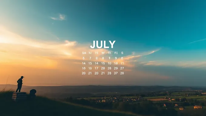 July 2025 Calendar: Important Dates to Remember