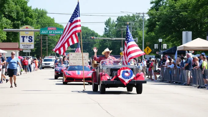 July 4th Parade in Kaufman County, Texas, 2025 Details