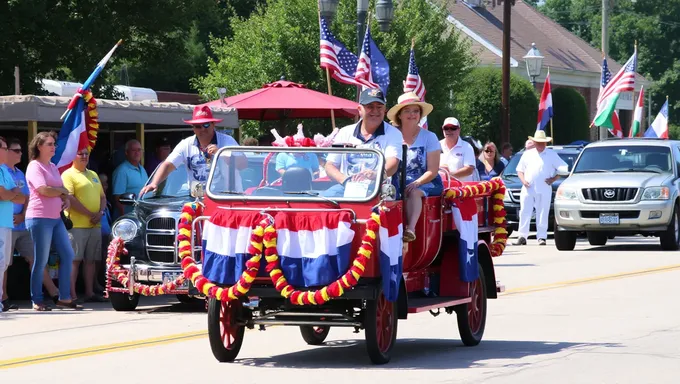 July 4th Parade in Kaufman County, Texas, 2025 Route