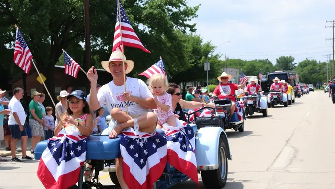 July 4th Parade in Kaufman County, Texas, 2025 Time