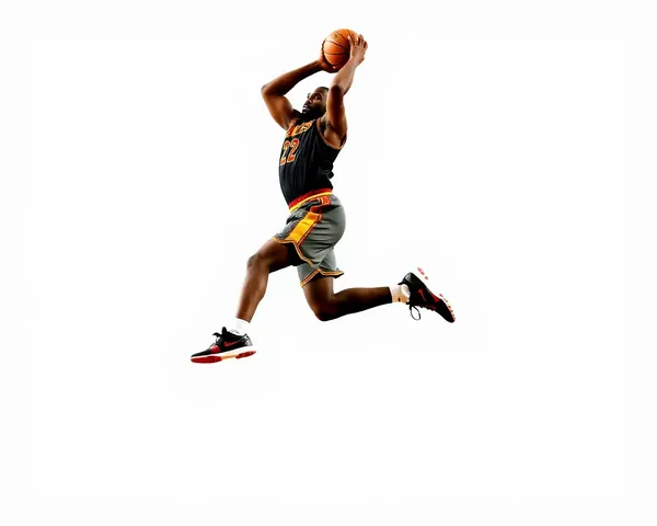 Jumping Lebron James in PNG Format