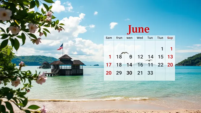 June 2025 Calendar: A Monthly Planner