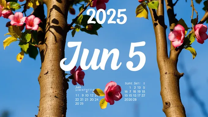 June 2025 Calendar: Important Dates and Schedule