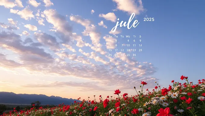 June July 2025 Calendar: A Planning Guide