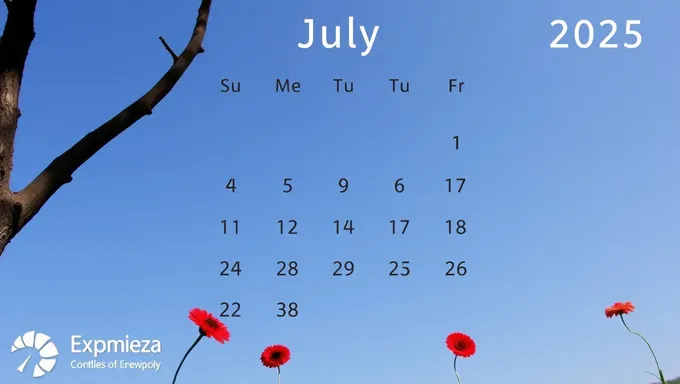 June July August 2025 Calendar Overview