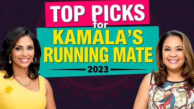 Kamala's Top Picks for Vice President in 2025