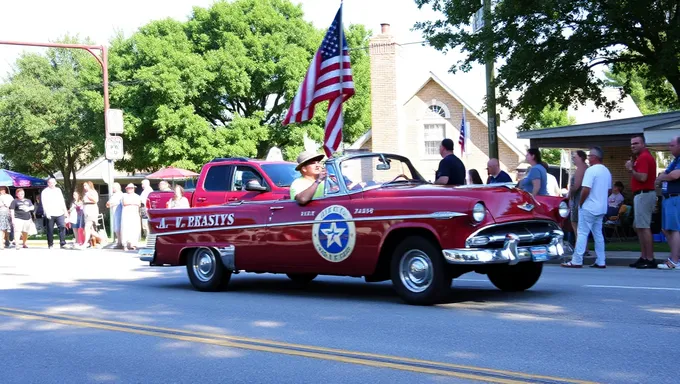 Kaufman County Texas 2025 July 4th Parade Location