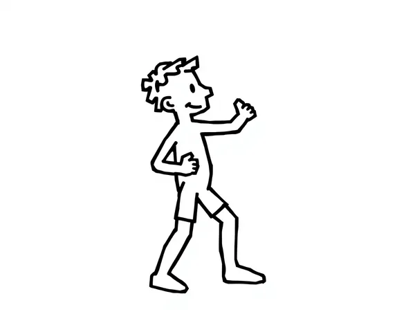 Keith Haring's Figure PNG Art Style