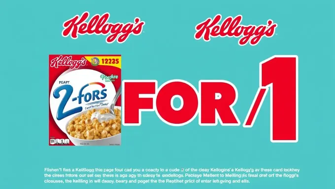 Kellogg's 2 for 1 Voucher Code 2025 Promotions