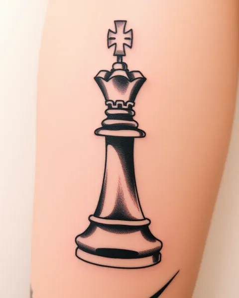 King Chess Piece Tattoo Cultural Significance